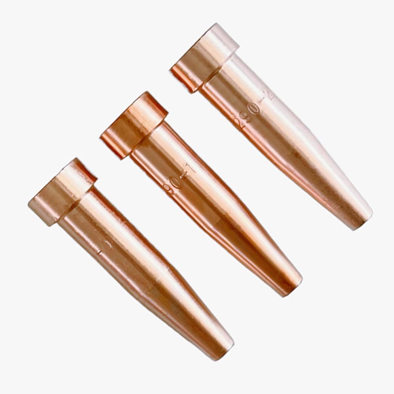 ALLZSMOOTHLY 6290-0,6290-1,6290-2 Acetylene Cutting Tips/Cutting Torch Tips,Harris Style,Pack of 3 - Image 2